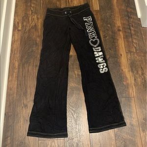 PINK Collegiate collection UGA pants size XS